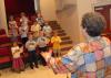Betty Bedsole, professor of music, works with the Children's Choir. - Photo by Morris Abernathy
