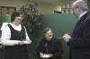 02/9/07 - President Dockery talks with Jeannie Byrd and her mother Garvalene during a reception held for Jerry Tidwell after chapel outside the President's Office.