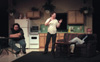 James Nolen, Jeremy Young and Wayne Johnson perform in <i>True West</i>, a Sam Shepherd play directed by Graham Hillard. - Photo by Jim Veneman