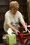 Molly Wright, assistant professor of nursing, moves into her new office in White Hall.  - Photo by Stephanie Schroeder