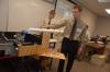 Zack Jackson presents on <em>Autonomous Robot Design</em> at the 2007 Scholarship Symposium.   - Photo by Morris Abernathy