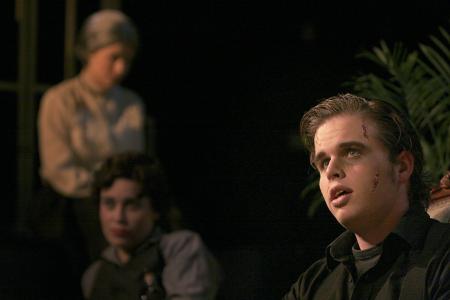 Dustin Perry as Jonathan Brewster in <em>Arsenic and Old Lace</em>.