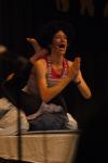 Lydia Bond performs in a skit for the small group competition in the 2007 SAC Variety Show. - Photo by Beth Spain