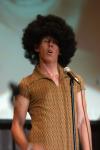 Sophomore DMS Major Ross Funderburk performs for Lamda Chi in the 2007 SAC Variety Show. - Photo by Beth Spain