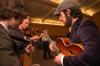 Arron Powell, Ben Farrow, Fred Fisher warm up before the 2007 SAC Variety Show. - Photo by Beth Spain