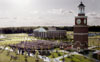Union's spring 2002 graduation ceremony was the first to be held on the West Lawn. - Photo by Jim Veneman