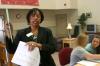 Jacqueline Taylor, director of career services, gives instructions on a personality test the Rising Senior students completed.  - Photo by Stephanie Schroeder