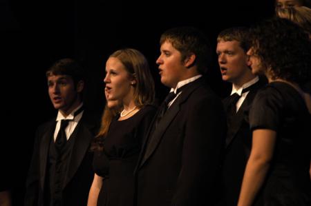 Proclamation performed a collection of songs at the beginning of the 2006 Scholarship Banquet.