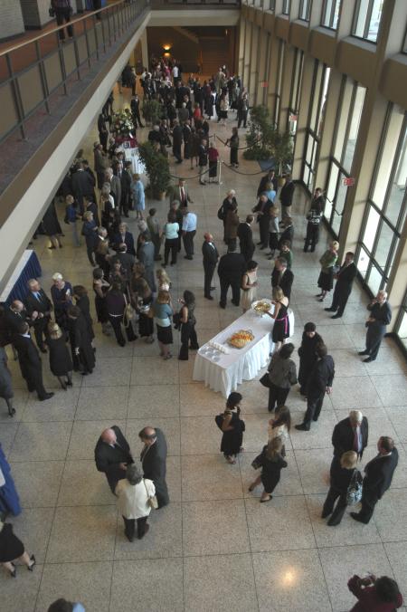 Winston S. Churchill spoke to a crowd of about 1,800 people at the 2006 Scholarship Banquet held at the Civic Center.