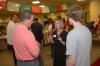 Senior Music Major Katie McCoy speaks to a prospective student and his parent during a preview day. - Photo by Morris Abernathy