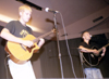 Nathan Loxley and Logan Creasy perform at the Freshman Variety Show during New Student Orientation.
 - Photo by Mykle Harchfield Johnson