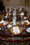 The President's Dining Room was the setting for Career Services' Etiquette Luncheon. - Photo by Morris Abernathy