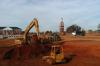 The foundation is cleared for White Hall. - Photo by Morris Abernathy