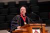 08/3/07 - President Dockery welcomes the friends and families of the August Class of 2007.