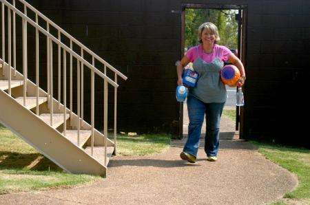 Many mothers made sure their new student were well stocked with the necessities to survive dorm life as a new college student.