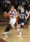 01/16/03 - Jessica Henson (10) - junior guard from Bradford, Tenn.