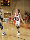 01/16/03 - Laura Mitchell (20) - sophomore guard from Memphis, Tenn.