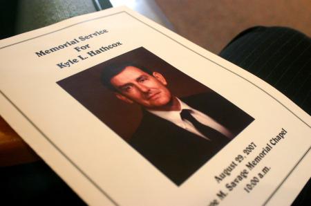 Many faculty, students, friends and family gathered at the G. M. Savage Memorial Chapel to pay tribute to the life of Dr. Kyle L. Hathcox, professor and chair of physics and the associate dean of the college of arts and sciences.
