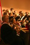 8/31/07 - David McClune and Lindsay Wood provide music for the University Singers as they sang <em>Hope for Resolution</em> during Fall Convocation. - Stephanie Schroeder