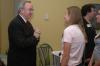 09/4/07 - President Dockery and others in leadership greeted students as they came in to the President's Reception.