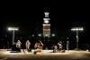 Cody Curtis and his band held a concert at the new amphitheatre in front of Jennings Hall and Miller Tower. - Photo by Stephanie Schroeder