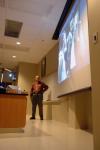 9/18/07 - During an American Chemical Society meeting, Dr. John Fortman showed several humorous clips from popular TV shows addressing the sciences. - Neisha Fuson