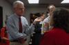 Christian Studies professor James Patterson speaks with Kathy North, one of Union's new missionaries-in-residence.  - Photo by Neisha Fuson
