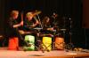 The Caixa Trio is a group of three women, Julie Davila, Julie Hill, and Amy Smith, whose instruments are purely percussion. They performed in the Savage Chapel on Oct. 1, 2007. - Photo by Stephanie Schroeder