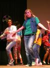 Kappa Delta members perform songs from <em>Sister Act</em> for All-Sing during Family Weekend. - Photo by Stephanie Schroeder