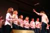 Allison Hays and other Zeta Tau Alpha members perform various songs for All-Sing during Family Weekend. - Photo by Stephanie Schroeder