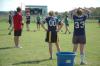 Kappa Delta and Zeta Tau Alpha battle it out on the flag football field at West Jackson Baptist Church.  - Photo by Neisha Fuson