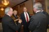 10/23/07 - President Dockery introduces Leon Panetta and Andrew Card to Trustee Sammie Arnold and his wife Doris prior to the Scholarship Banquet.