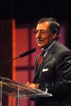 During the 2007 Scholarship Banquet, Leon Panetta said the ingredients to success in the White House are hard work, dedication, sacrifice and loyalty.  - Photo by Morris Abernathy