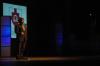 SGA President Josh Clarke opened the Scholarship Banquet in prayer.  - Photo by Neisha Fuson