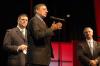 10/23/07 - Leon Panetta answered a question about the future occupant of the White House during the closing Q&A session at the Scholarship Banquet. - Neisha Fuson