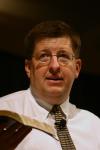 10/17/07 - Ray Van Neste, associate professor of Christian studies, delivers a message during a chapel service. - Stephanie Schroeder