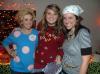 Ellen Reinhart, Emily Alm and Amanda Baldwin showed off their costumes at this year's Costume Coffee House held in Hurt Commons. - Photo by Neisha Fuson