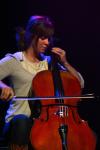 Claire plays with Alli Rogers in the 2007 Homecoming concert. - Photo by Stephanie Schroeder