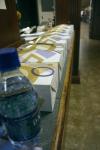 Boxed lunches and drinks were set out for teams to take with them to their projects during Day of Remembrance. - Photo by Stephanie Schroeder