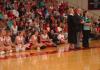 11/3/07 - President & Mrs. Dockery wait to present the new 2007 Homecoming Queen with her crown.