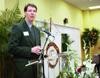 2/15/03 - Kevin Troy Sheilley, a 1994 communication arts graduate of Union, received the Outstanding Young Achiever Award at the Alumni Awards Luncheon during Homecoming 2003.
