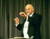 Dr. Richard Joiner directs <i>A Union Christmas,</i> a production he hopes will become an annual tradition.
 - Photo by Jim Veneman