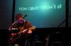 Shane Barnard plays guitar and background vocals for Bethany Dillon during the Union University benefit concert.  - Photo by Neisha Fuson