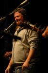 Shane Everett, of the band Shane & Shane, smiles at the crowd during the Union University benefit concert.  - Photo by Neisha Fuson