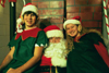 In addition to the music, students had the opportunity to have their pictures made with Santa Claus and his elves during WatterStock 2002. - Photo by Justin Veneman