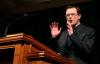 Greg Thornbury, dean of the School of Christian Studies, gave a sermon on Genesis 22 for the first chapel of the Spring 2008 semester.   - Photo by Kristi McMurry