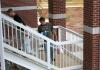 09/250/08 - Returning students Rhett Woody and James Jones carry supplies from Target up the stairs of their new dorm.  