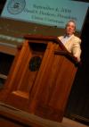 President Dockery welcomes new students and their families to Union University. - Photo by Angela Abbamonte