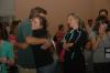 Amanda Ellis from Arlington, Tenn. hugs her dad as she says goodbye after the Focus evening worship service. - Photo by Beth Spain