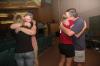 The Schriebers embrace their daughters before heading back home to Murfreesboro, Tenn. after the Focus evening worship service.  - Photo by Beth Spain